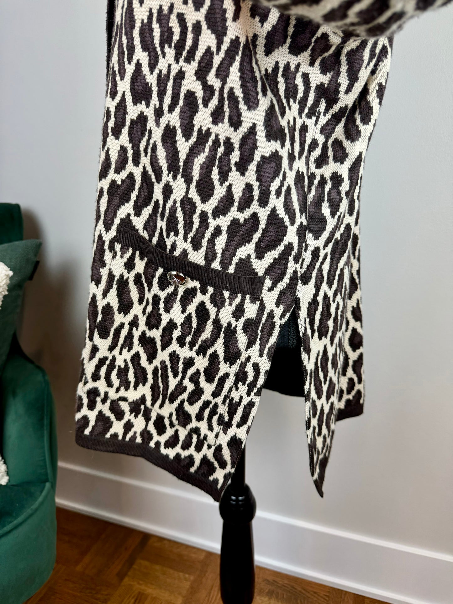 Cardigan léopard vintage - Medium