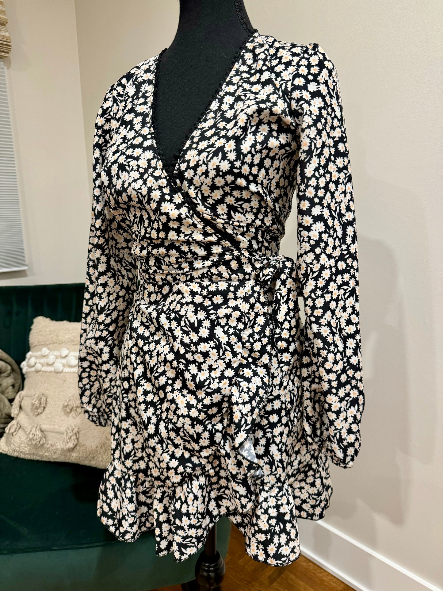 Robe cache-coeur à motif - Small