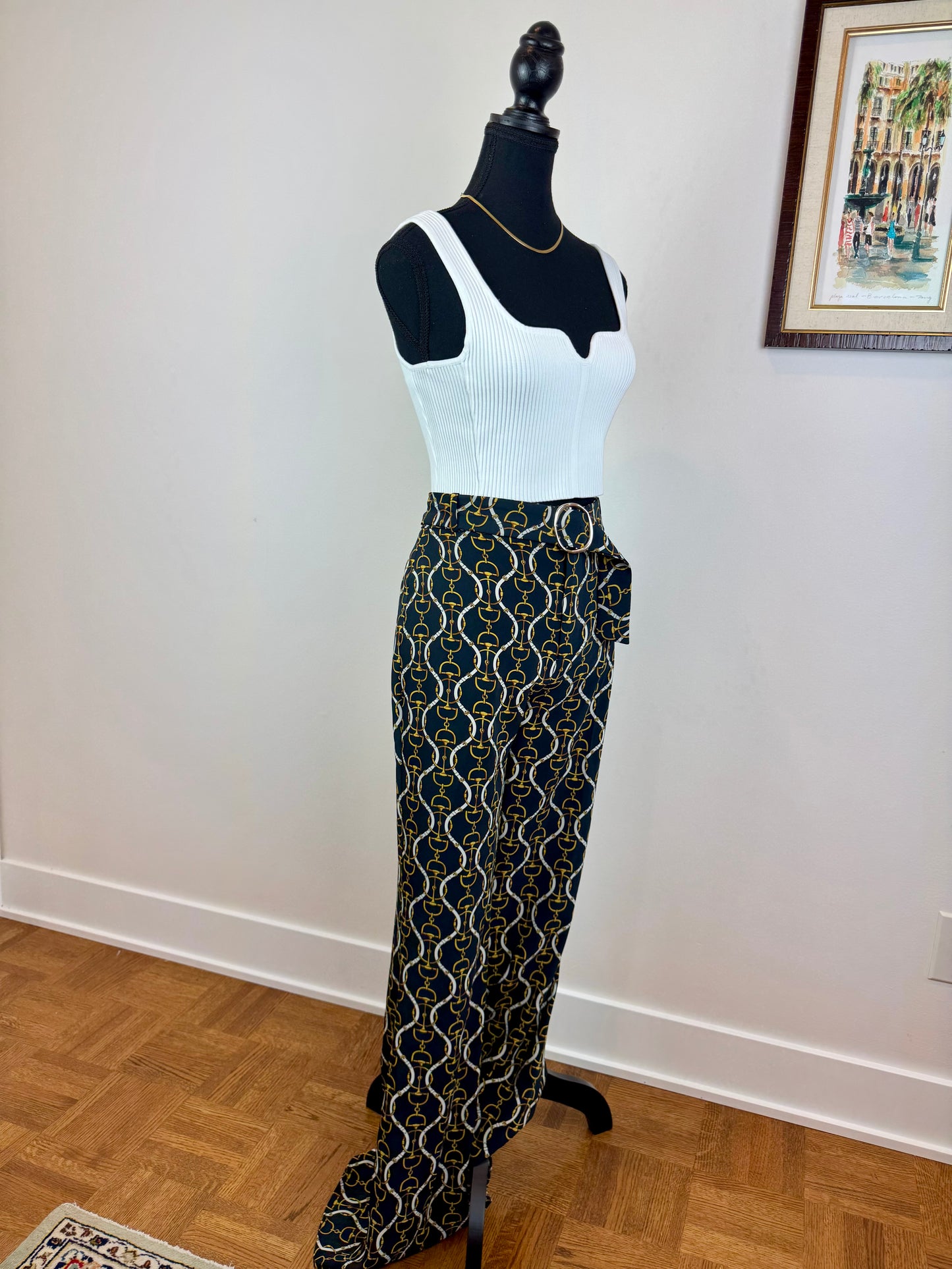 Pantalon évasé Zara - Médium