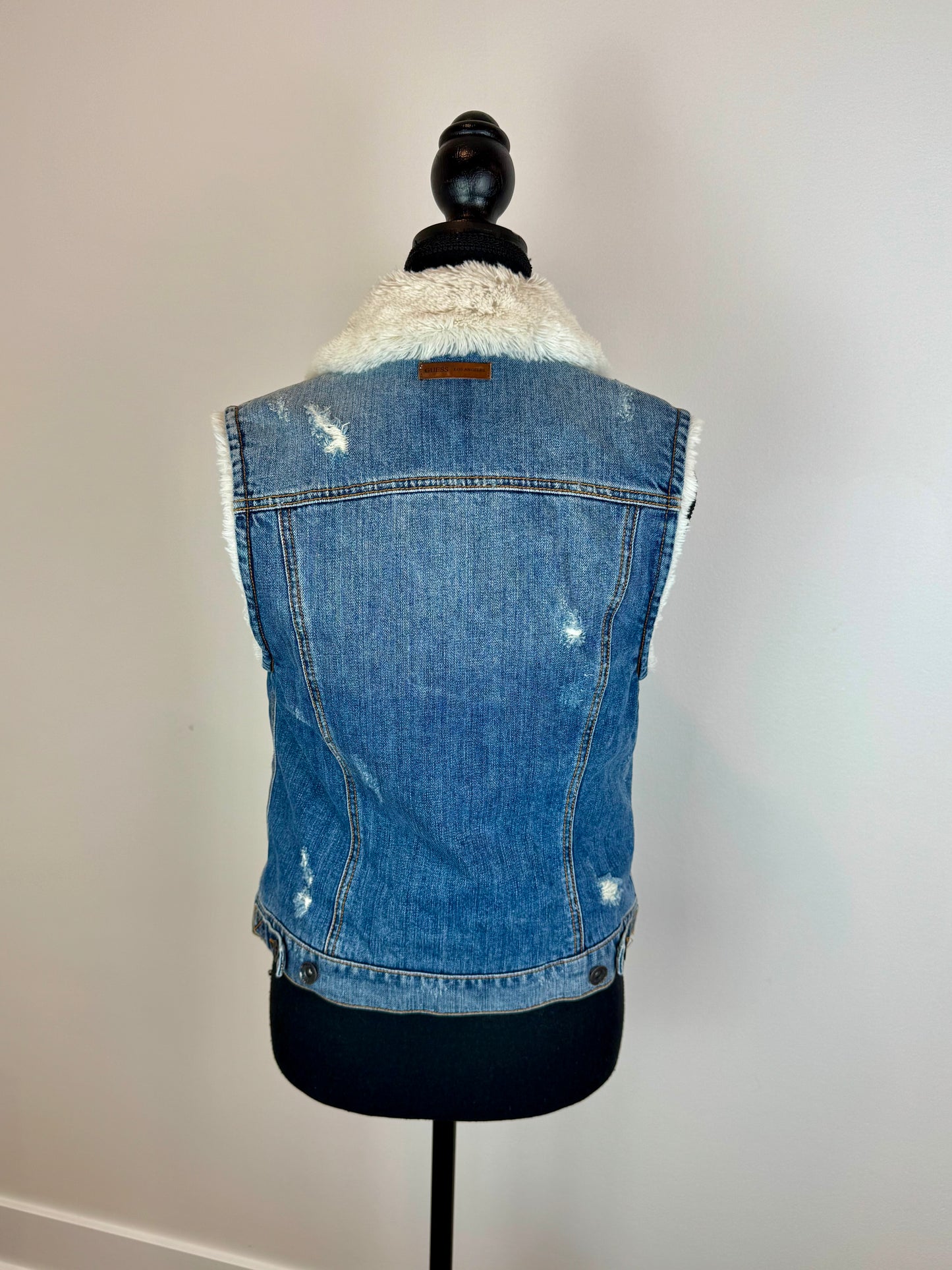 Veste jean sans manche Guess - X-Small