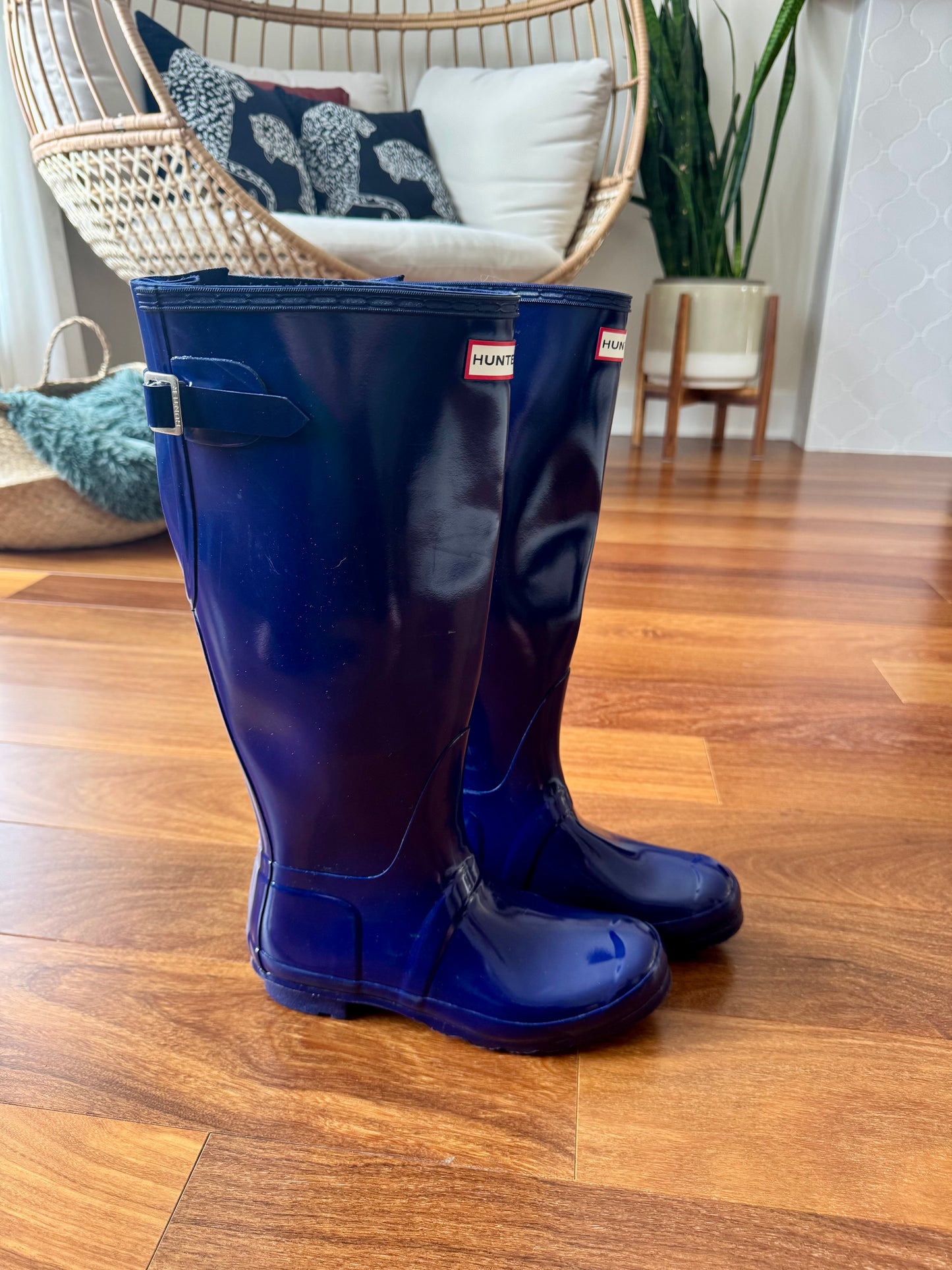 Bottes Hunter bleu - 8
