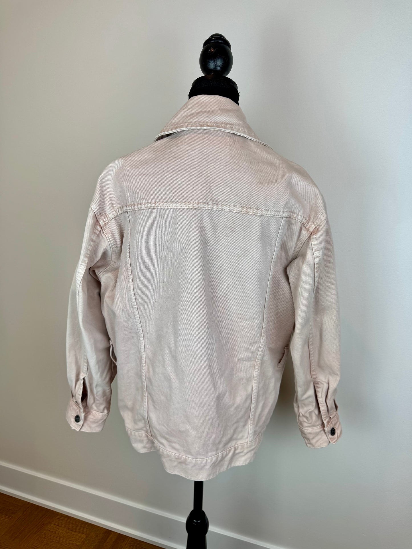 Veste jean rose pâle Zara - X-Small