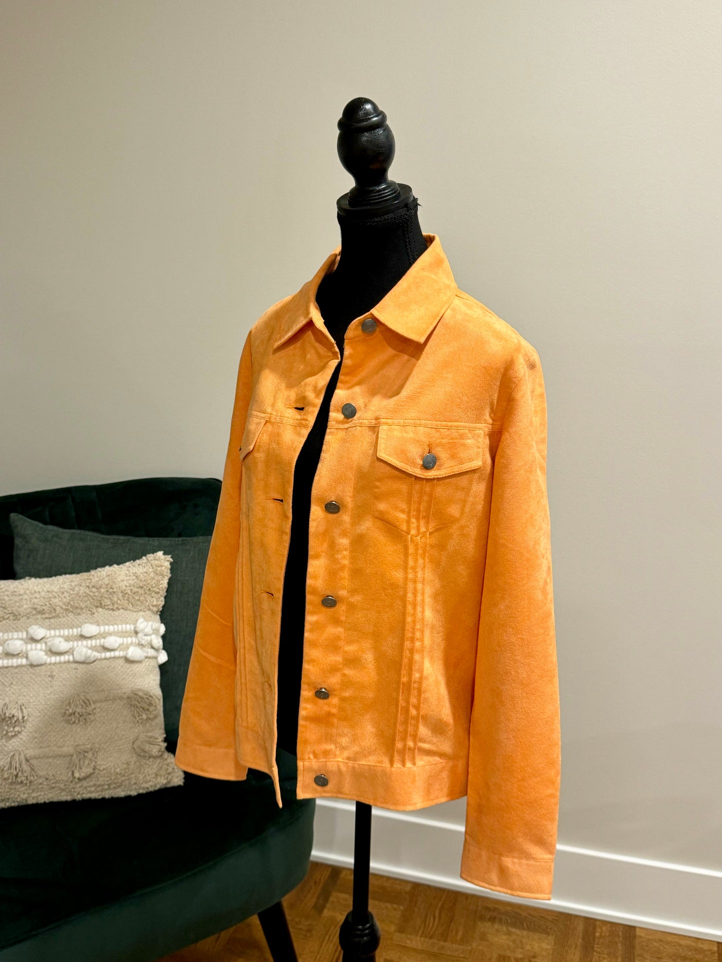 Veste simili suède vintage - Large