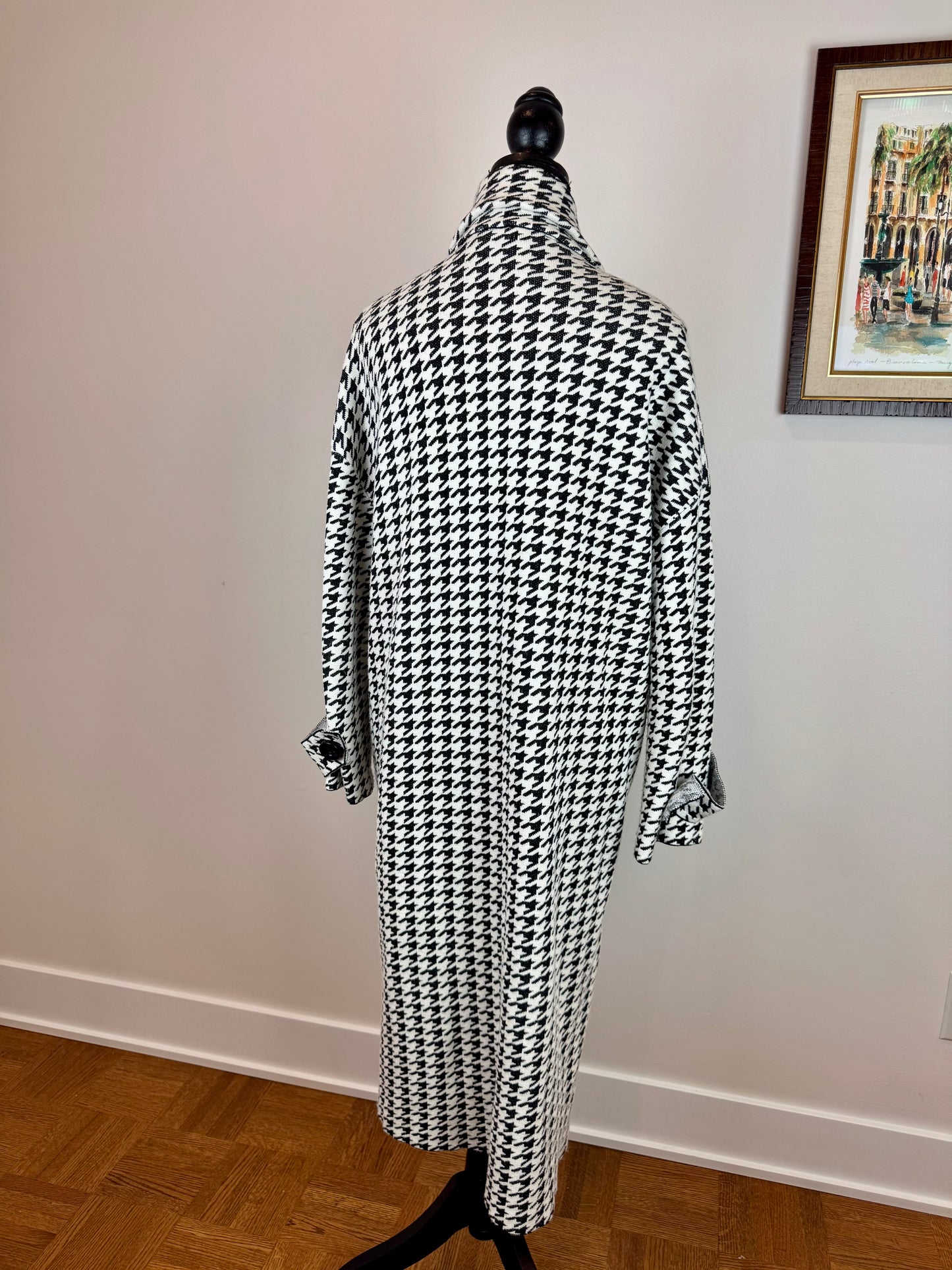 Veston-manteau pied de poule Zara - Small