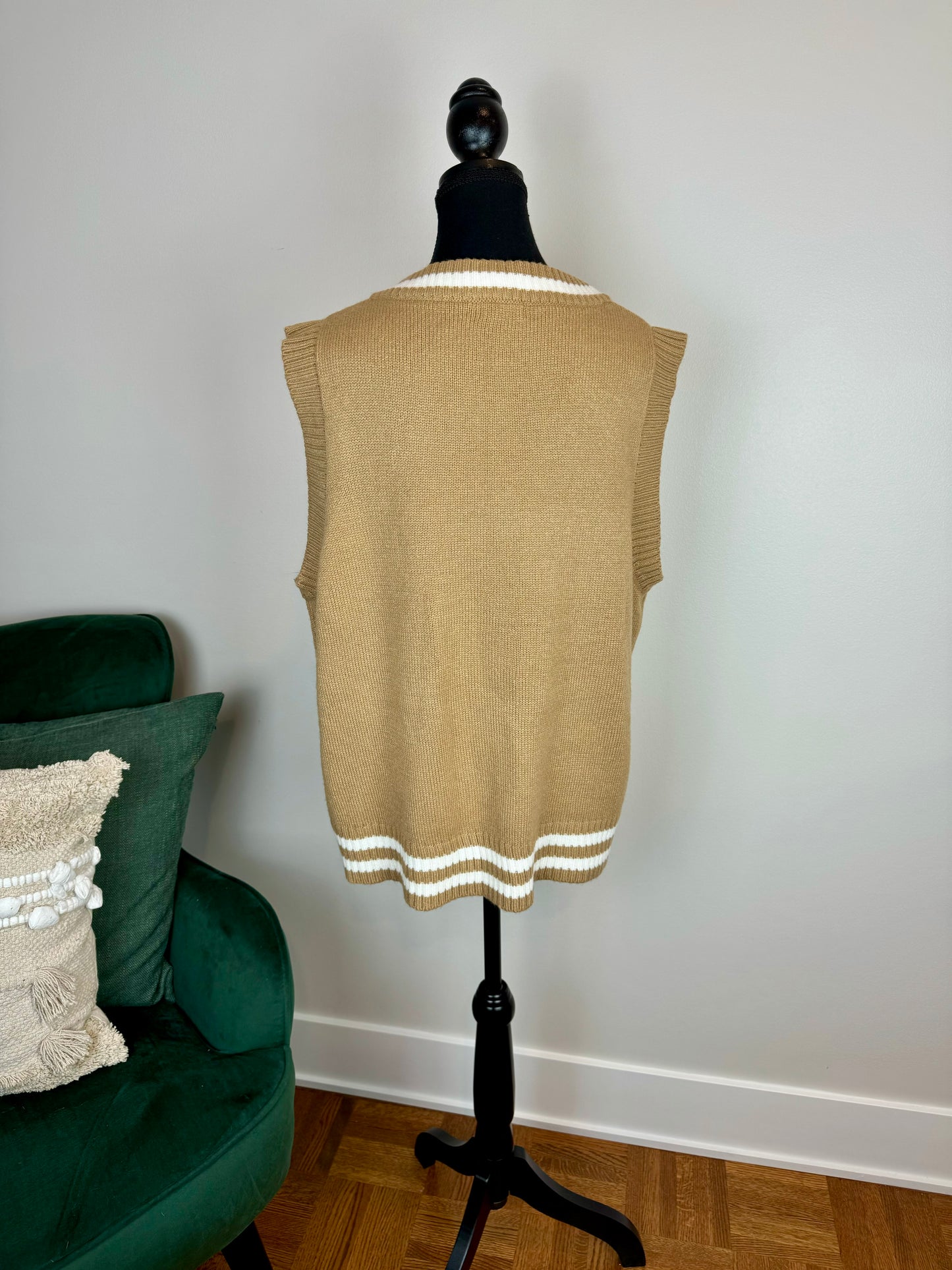 Débardeur tricot col V - Large