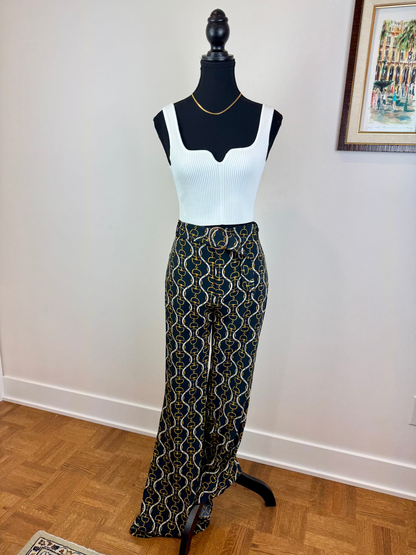 Pantalon évasé Zara - Médium