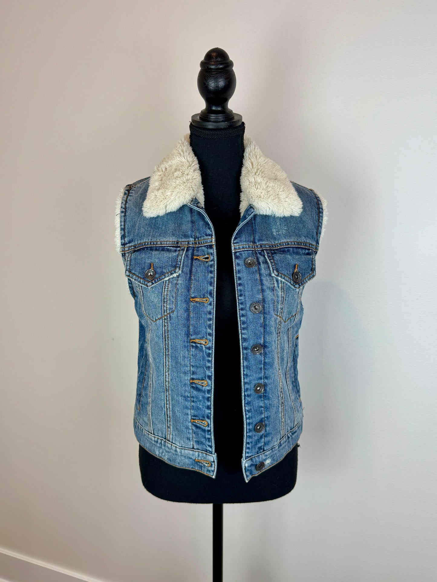 Veste jean sans manche Guess - X-Small