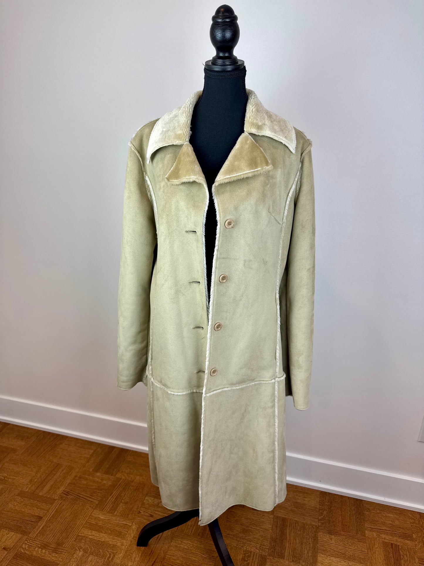 Manteau vintage simili fourrure - Small/Medium