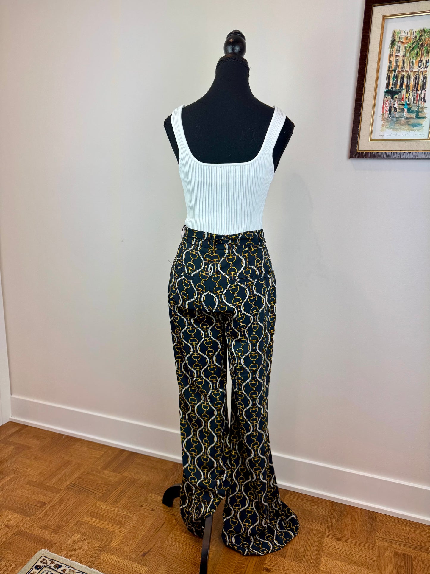Pantalon évasé Zara - Médium