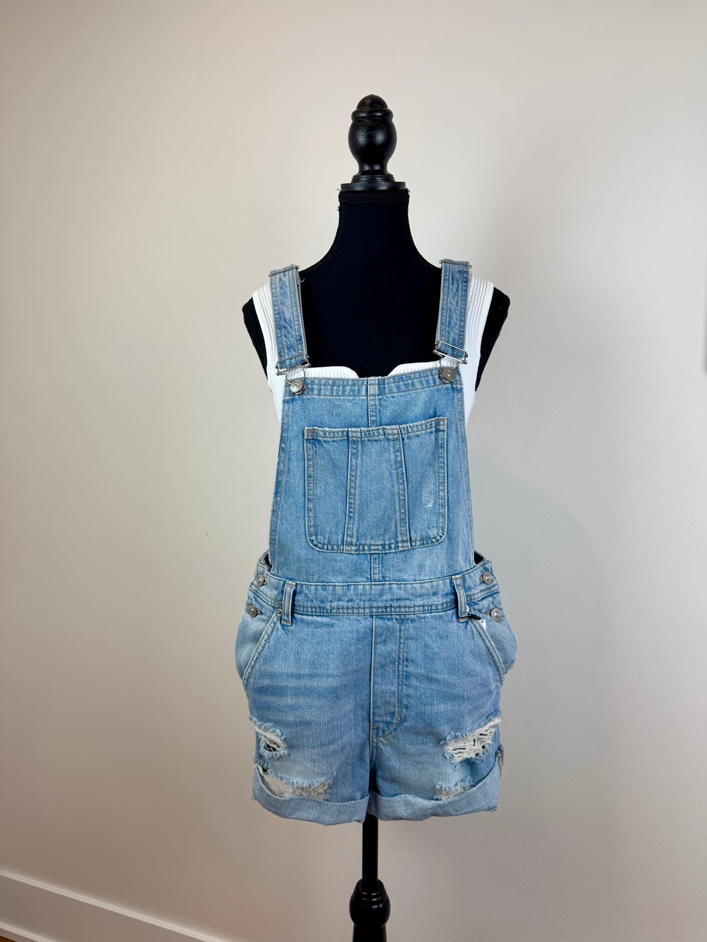 Salopette-shorts en jean H&M - Medium