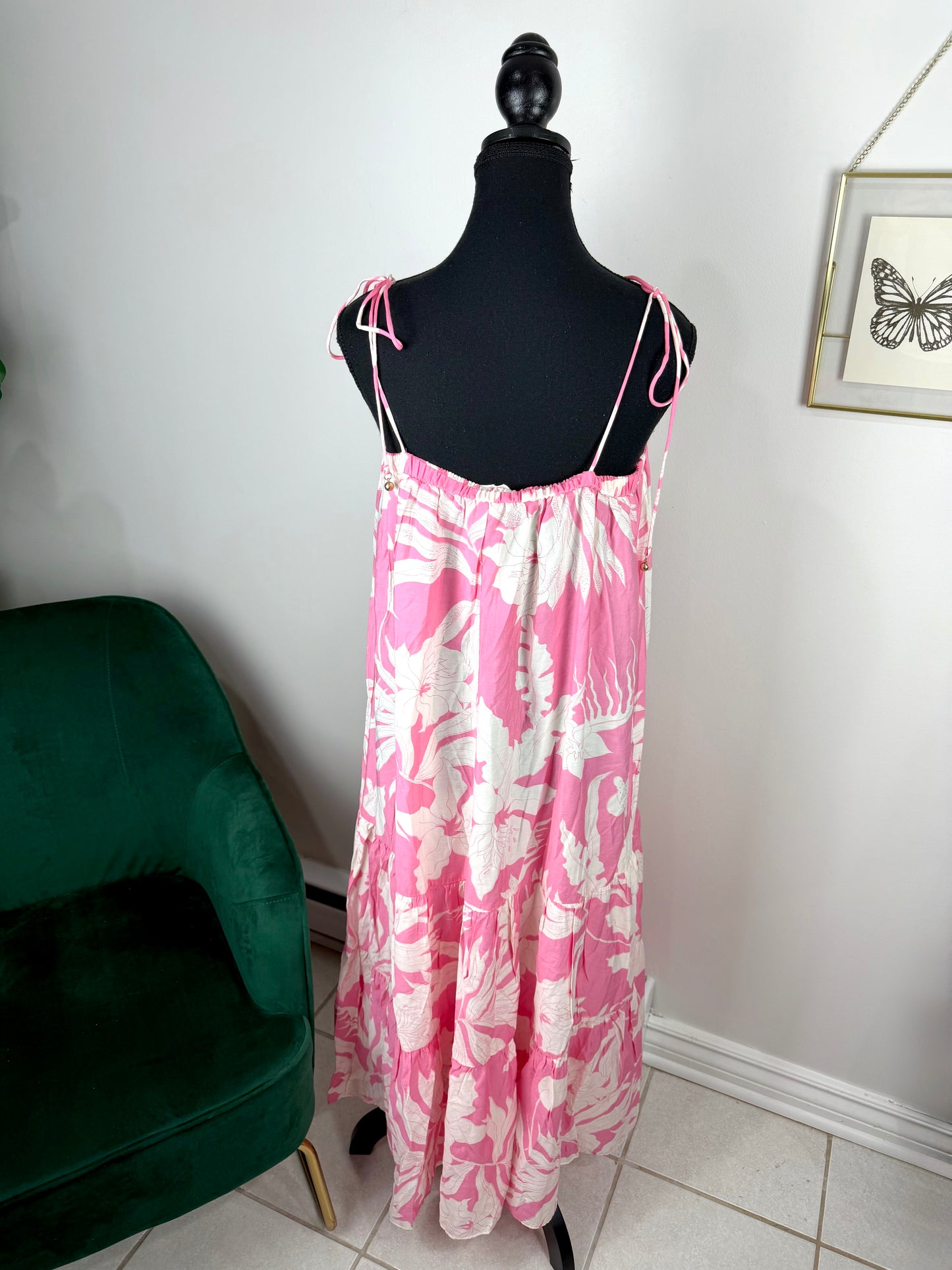 Robe maxi fleurie H&M - Médium