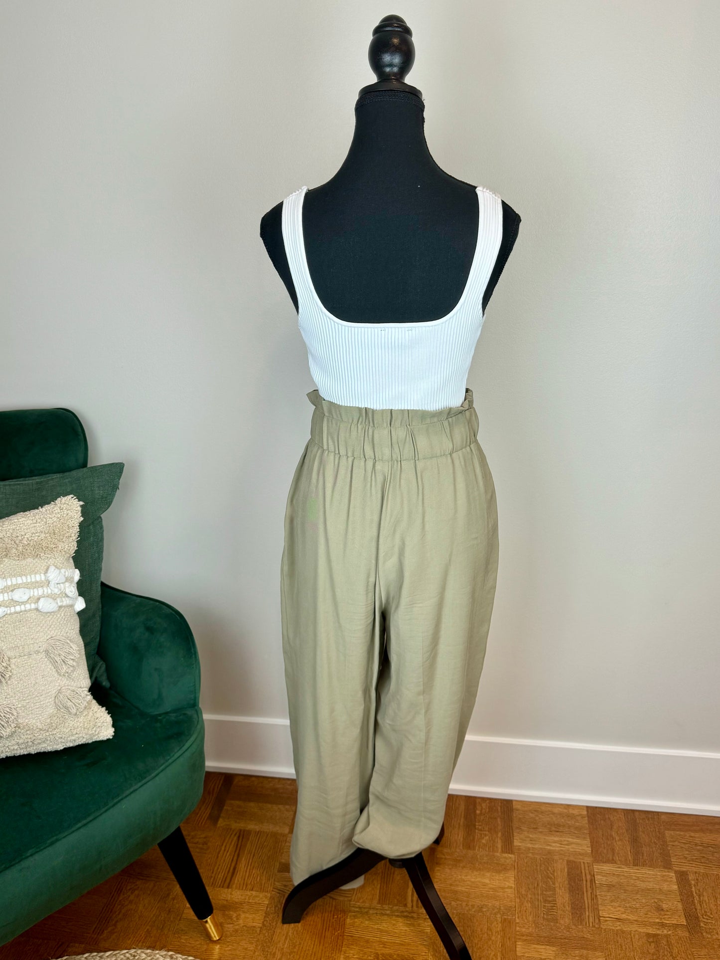Pantalon beige Zara - Small