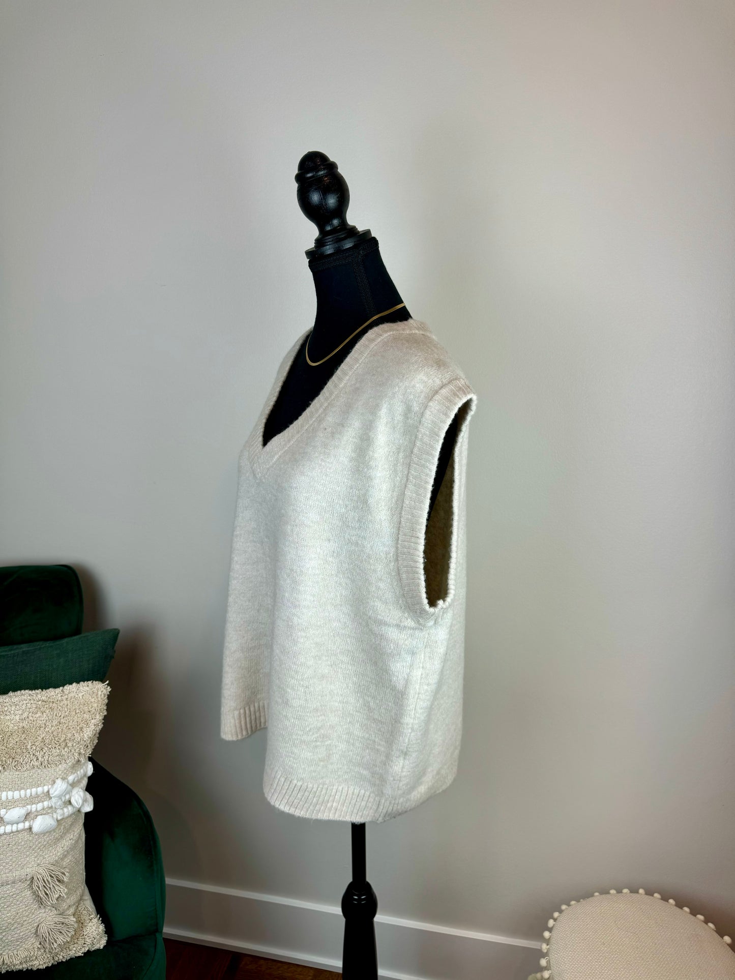 Débardeur tricot col V H&M - Small