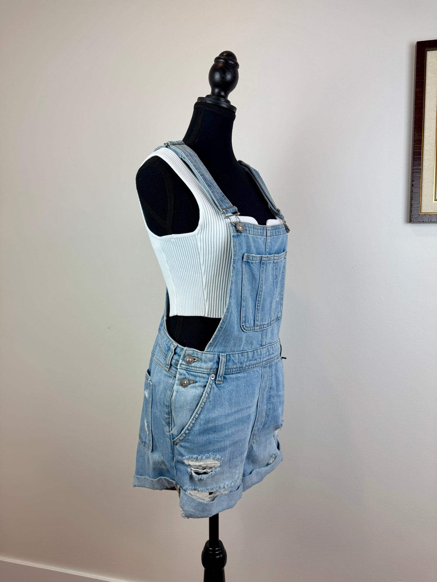 Salopette-shorts en jean H&M - Medium