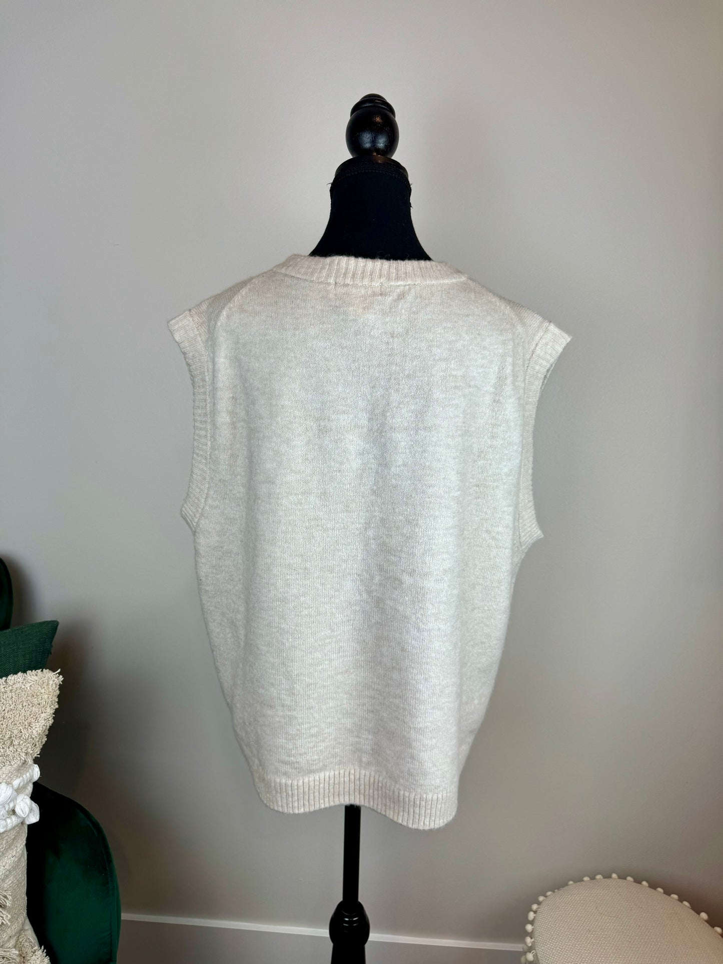 Débardeur tricot col V H&M - Small