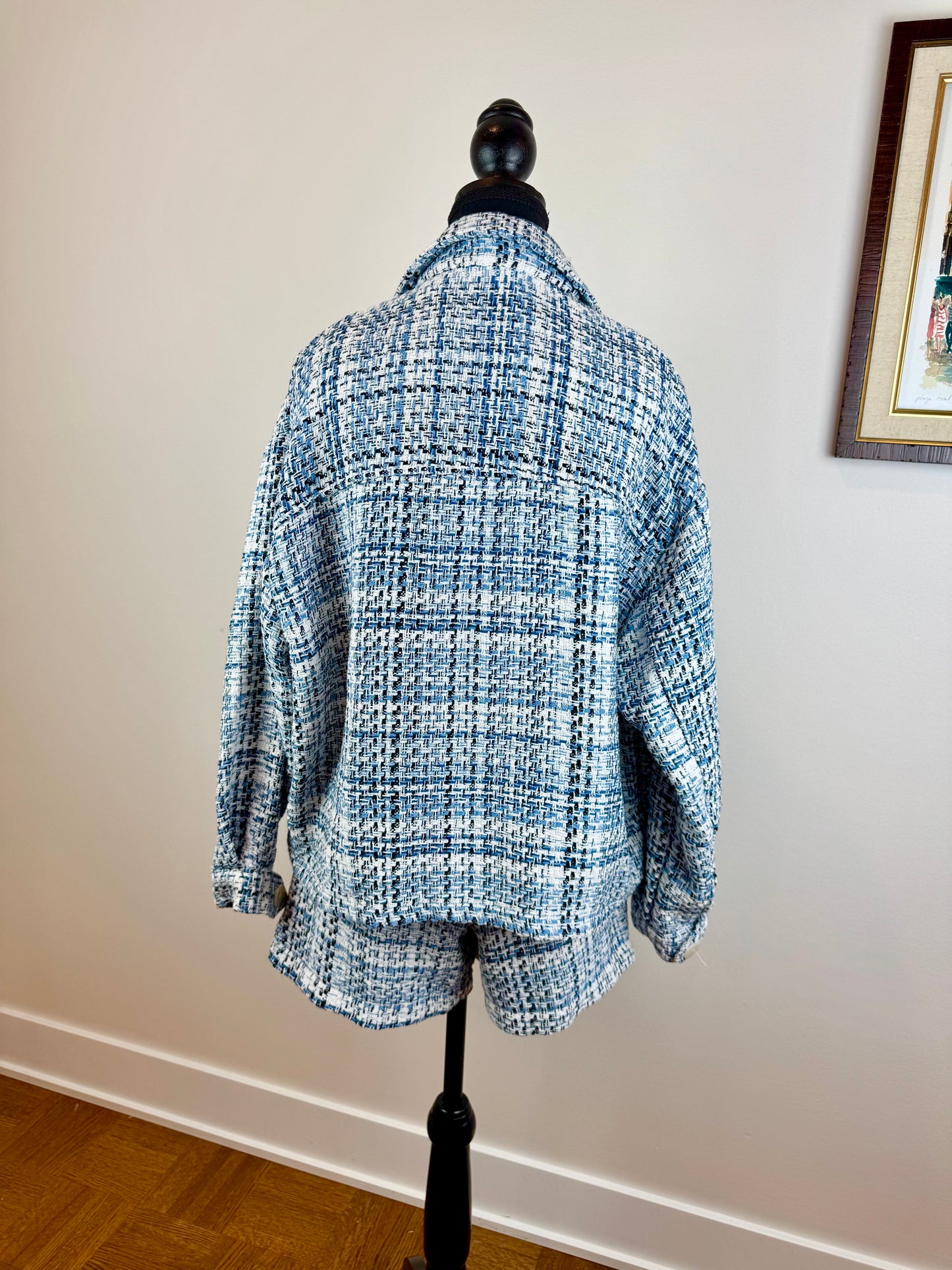 Ensemble haut et short en tweed - Small