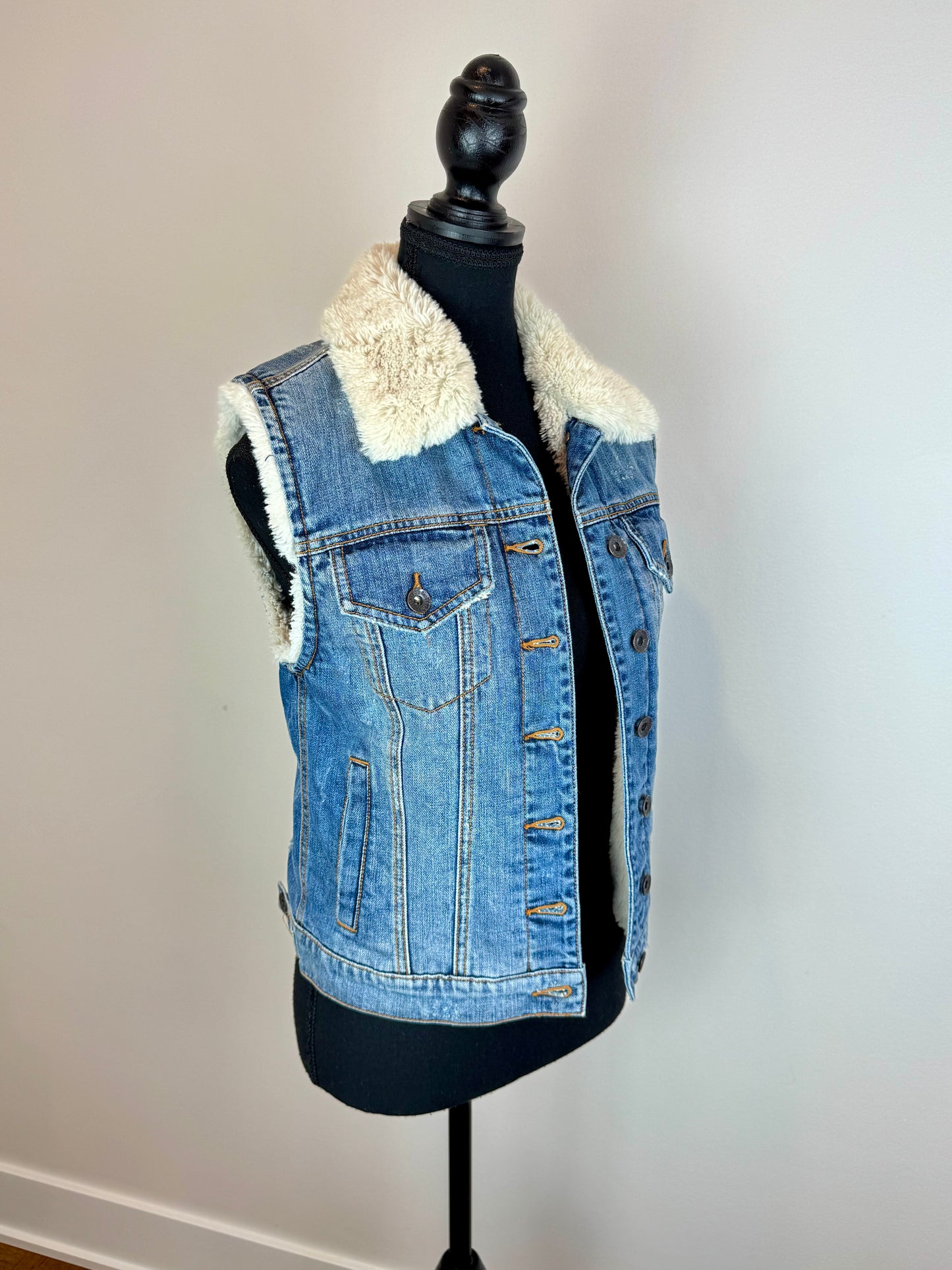 Veste jean sans manche Guess - X-Small