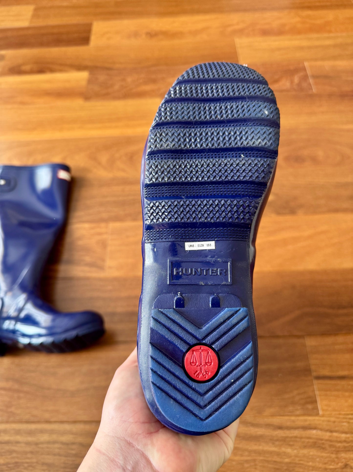 Bottes Hunter bleu - 8