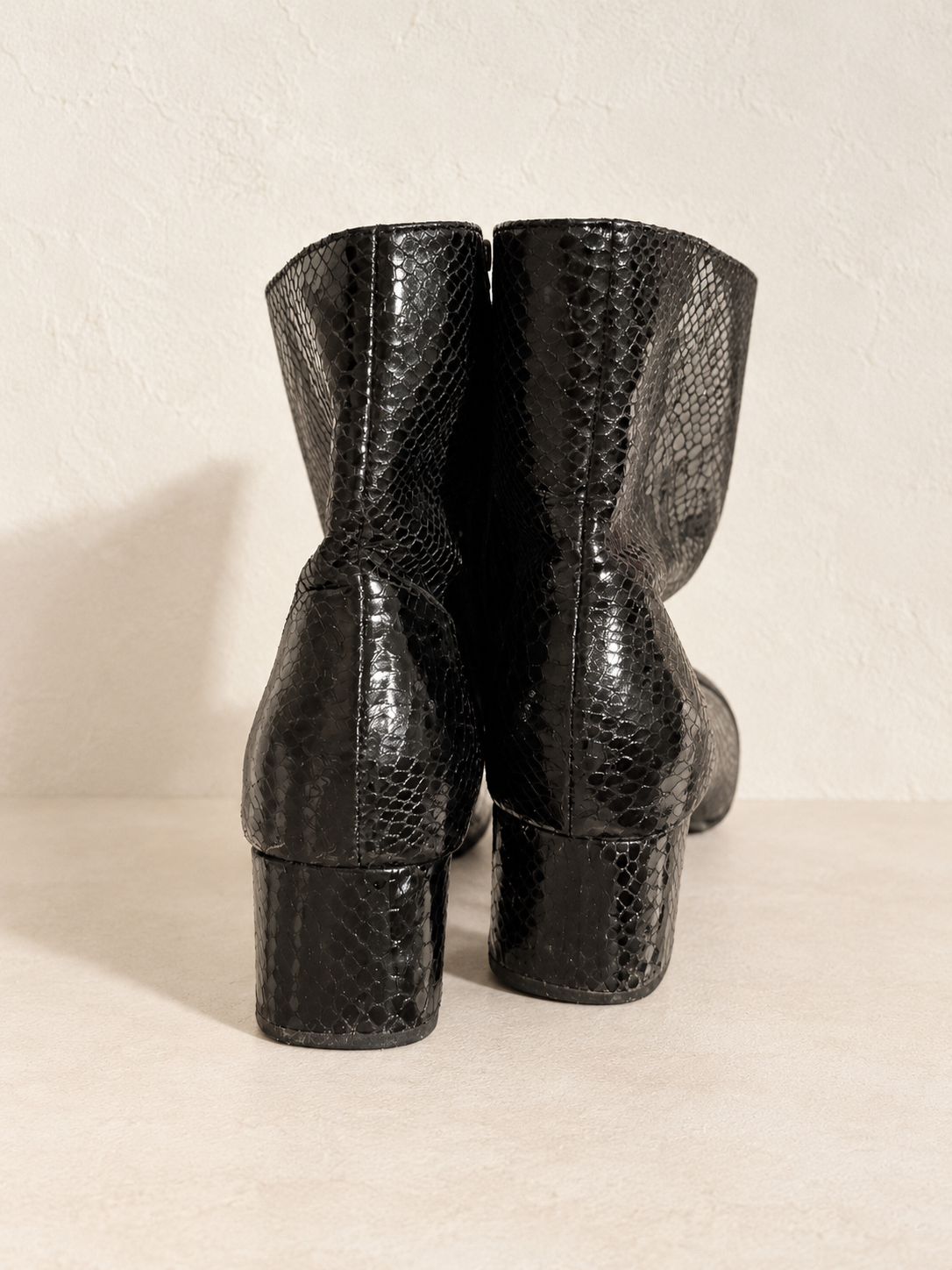 Bottes Pièces effet serpent - 7