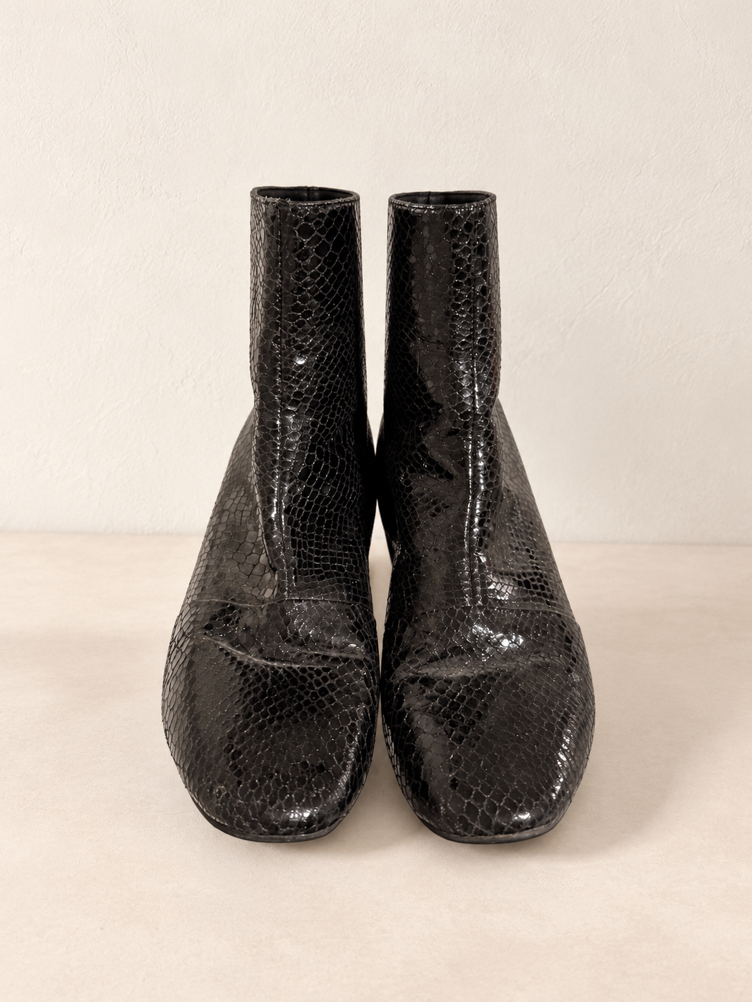 Bottes Pièces effet serpent - 7