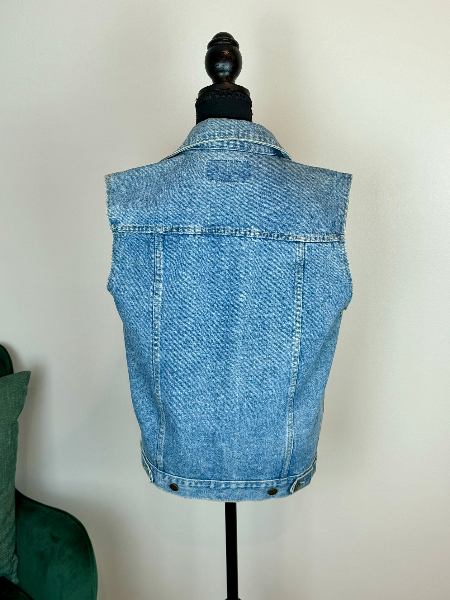 Veste jean sans manche - Small