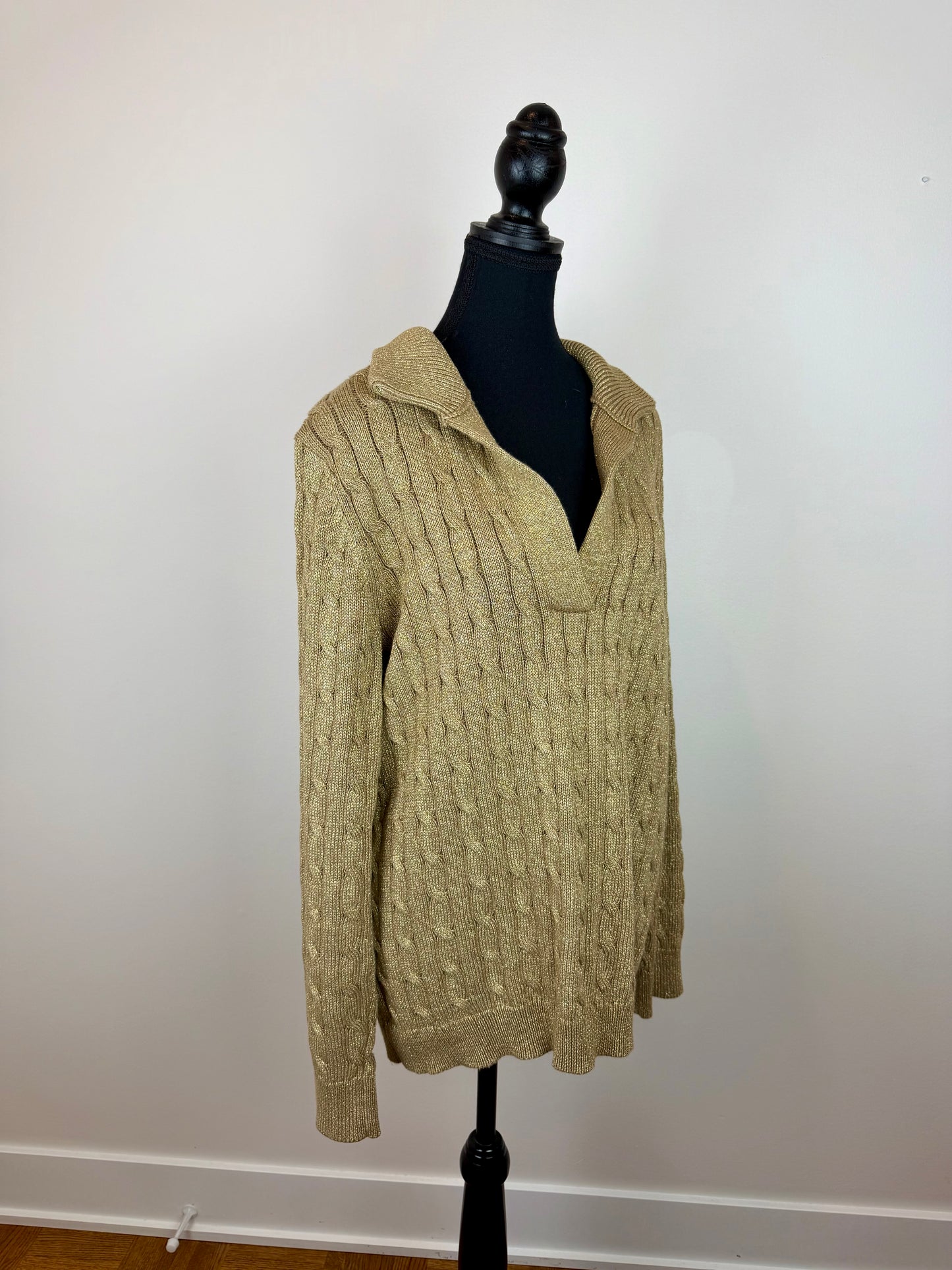 Chandail tricot brillant Ralph Lauren - XX-Large