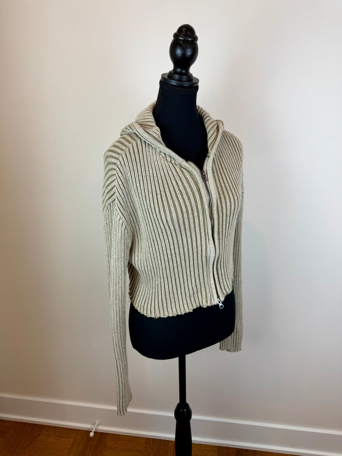 Veste tricot à capuchon - XS/Small