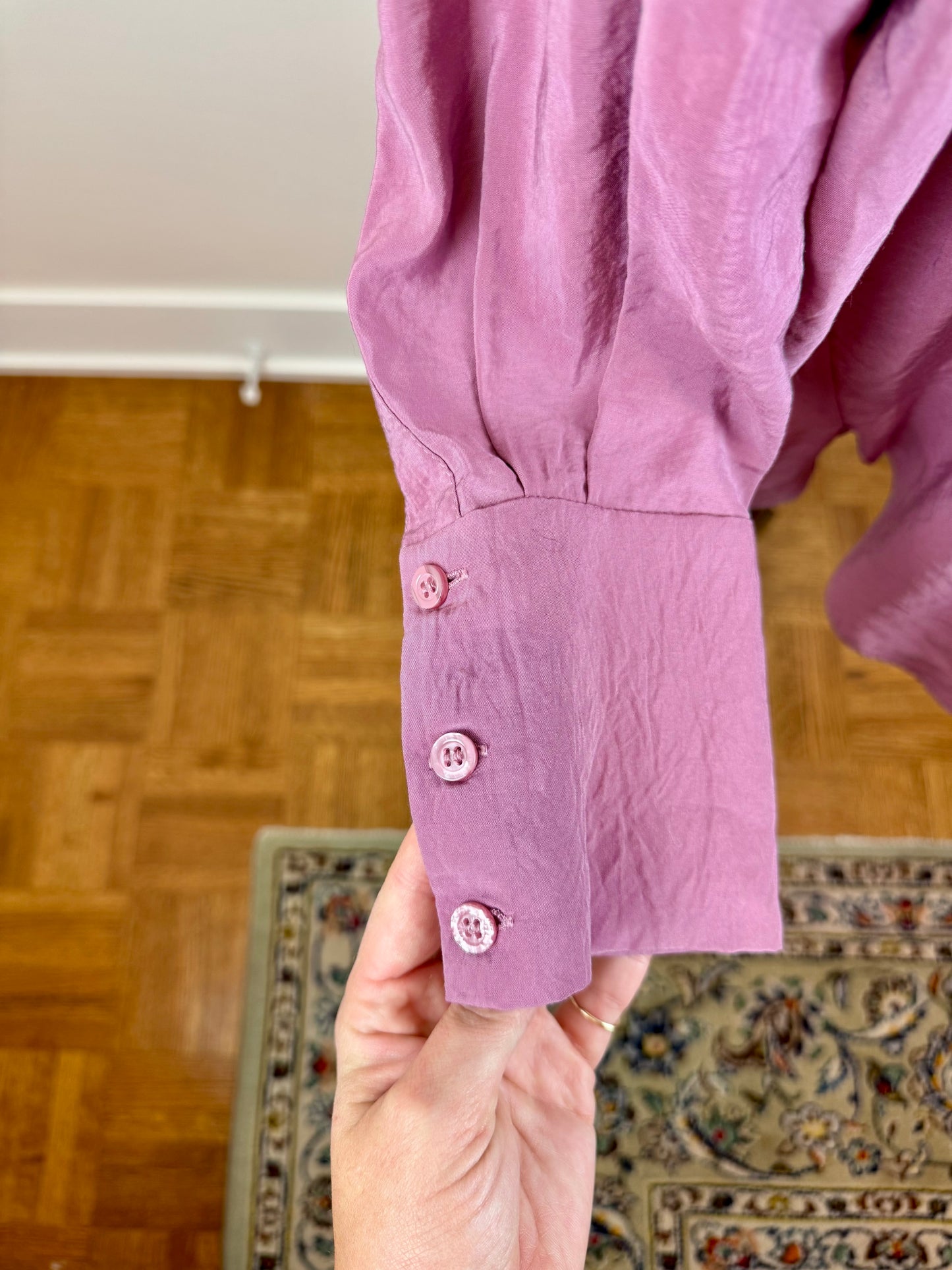 Blouse satinée Zara - Medium