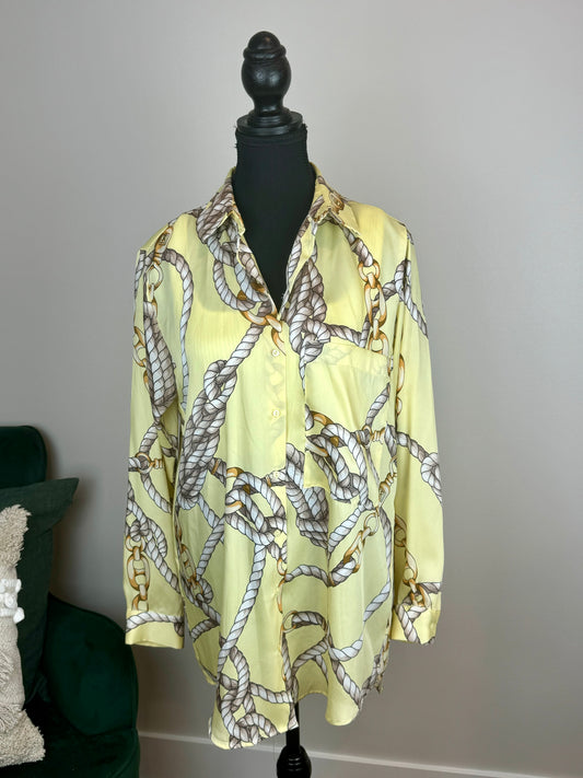 Blouse à motif Zara - Medium