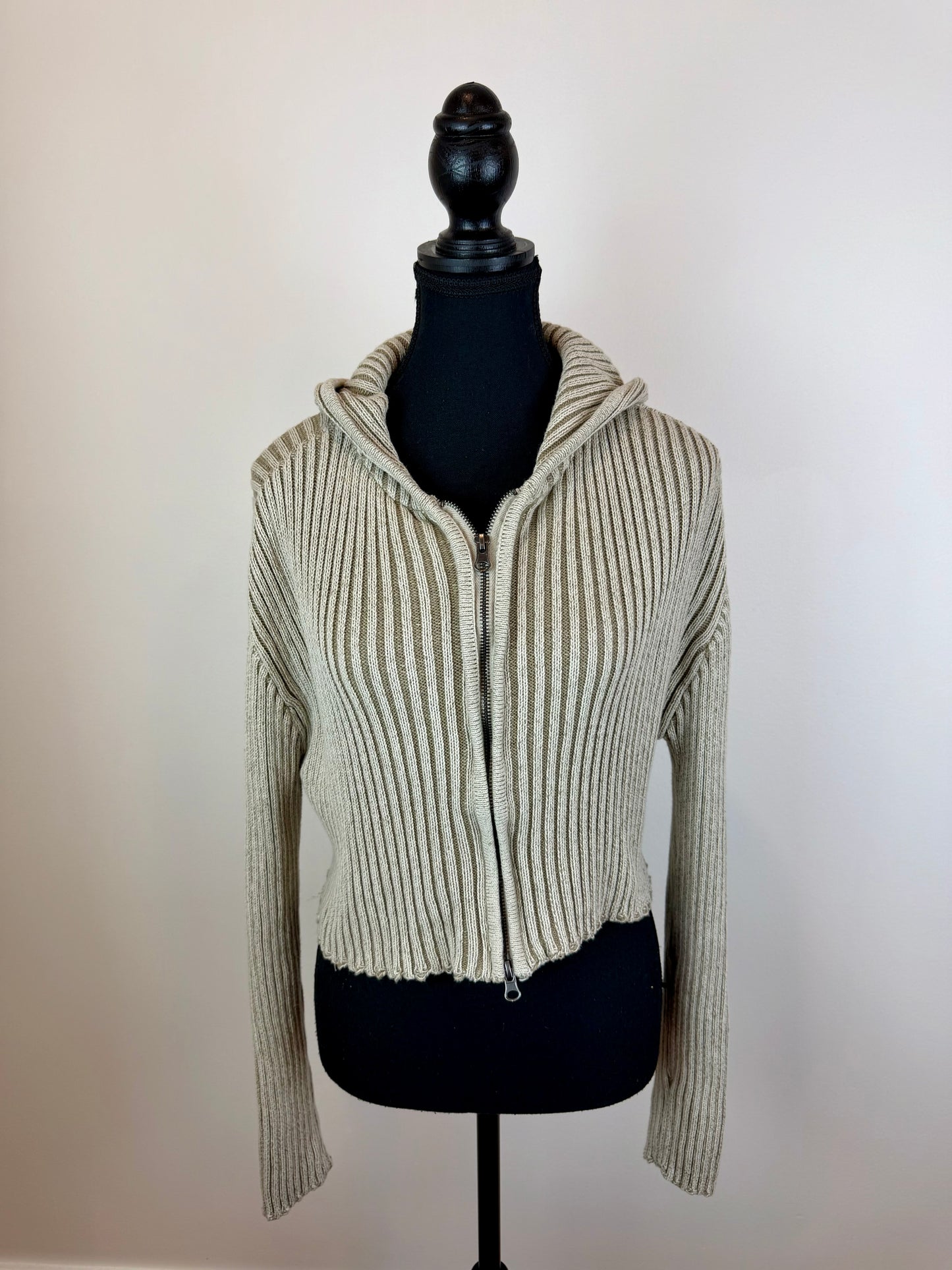 Veste tricot à capuchon - XS/Small