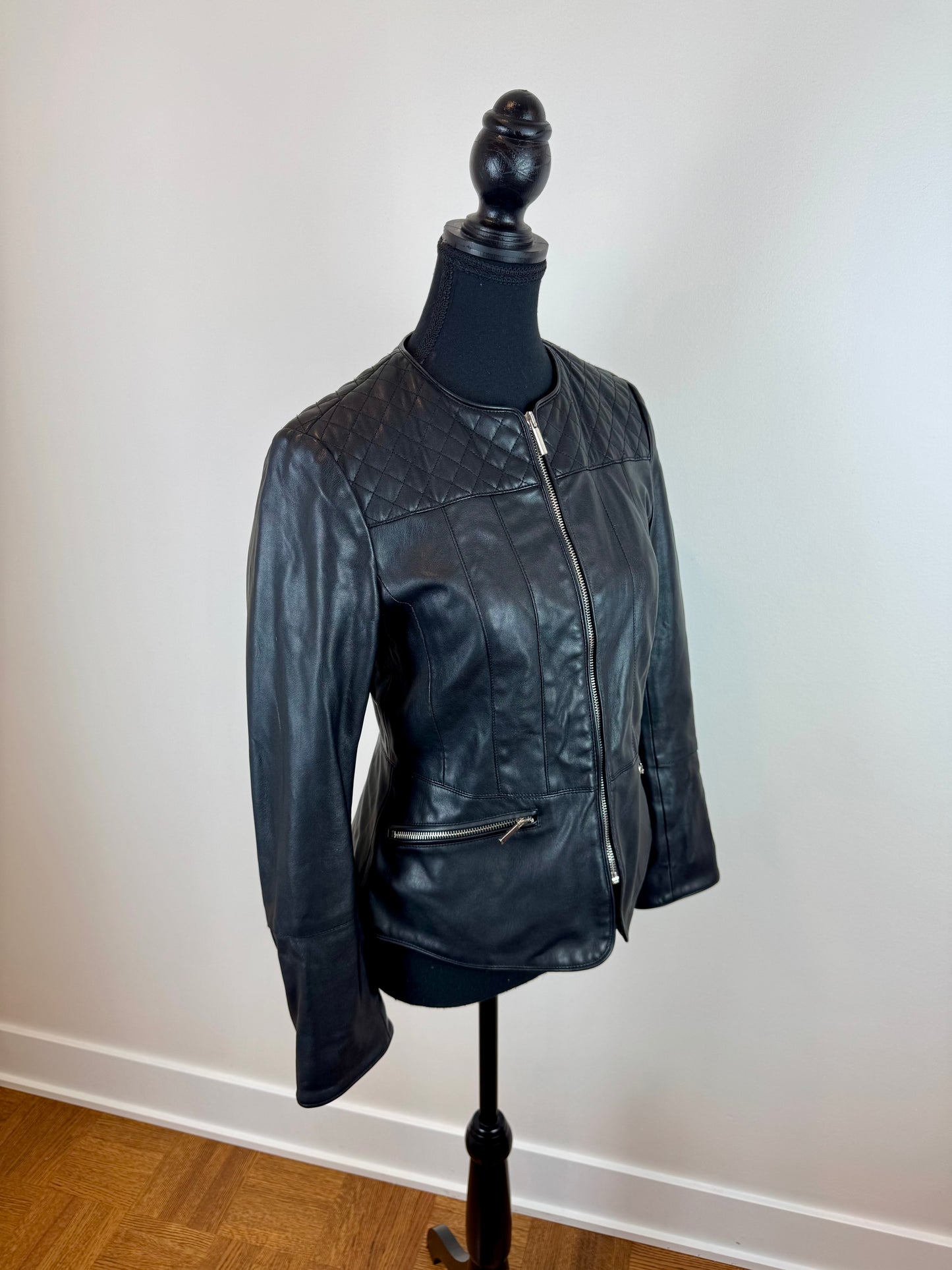 Manteau faux cuir Zara - Médium