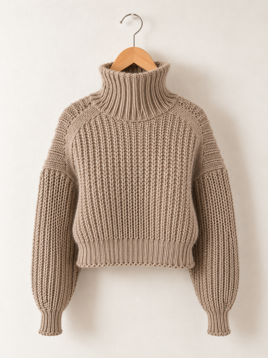 Chandail tricot à col montant H&M - Small