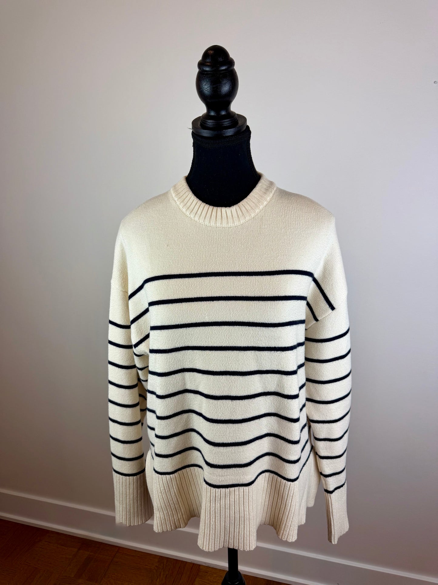 Chandail tricot ligné Zara - Small