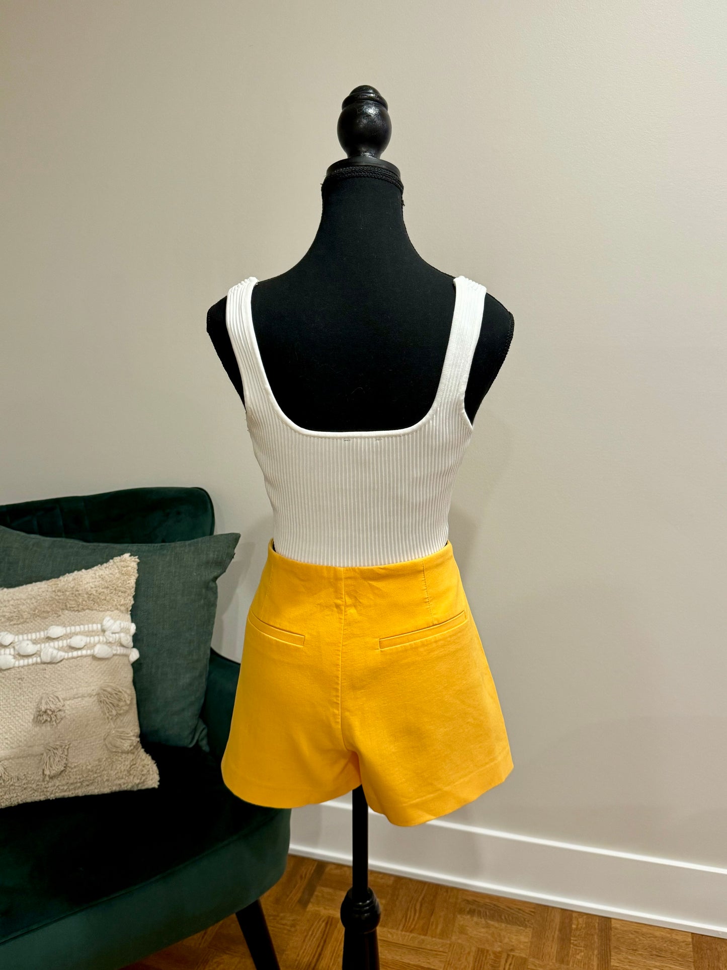 Jupe short orange Zara - Medium