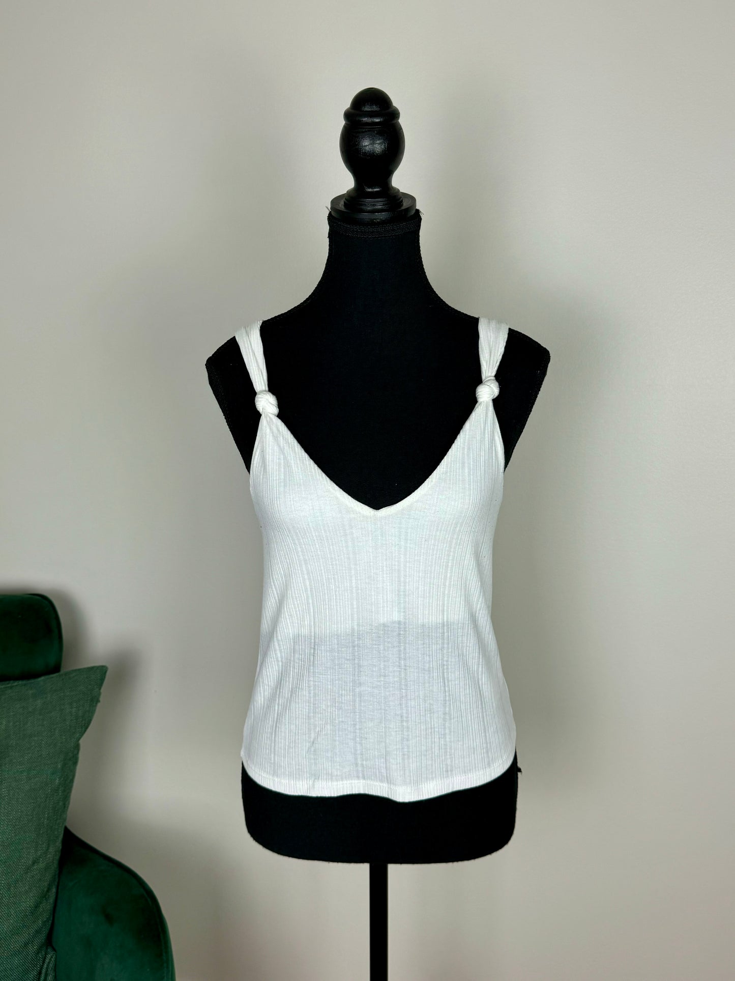 Camisole blanche texturée H&M - Small