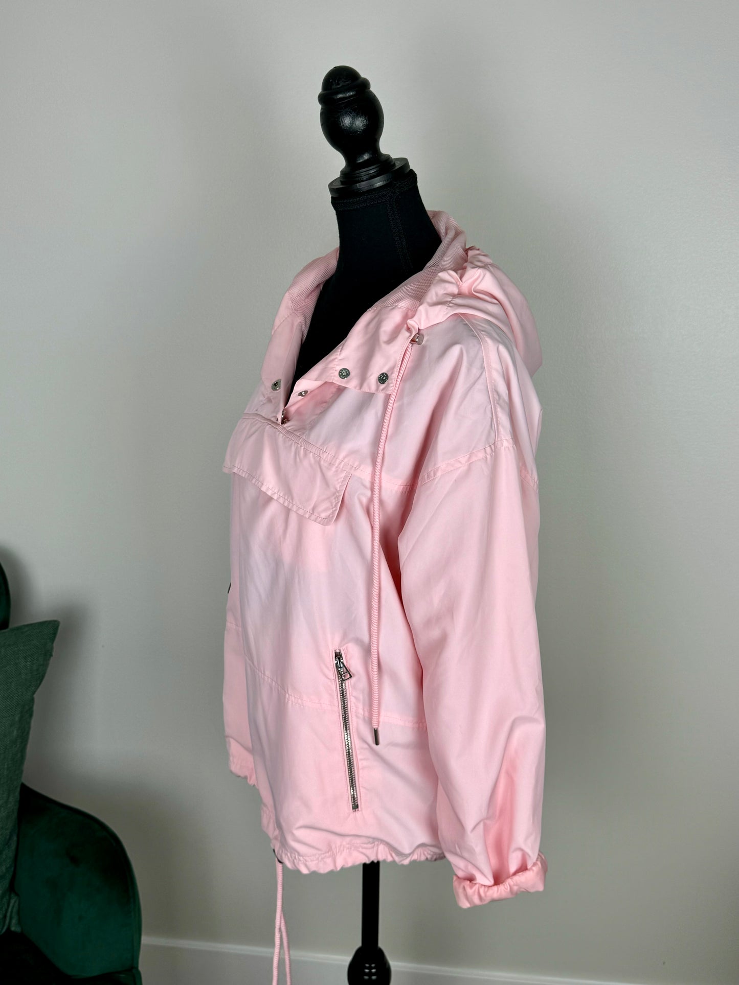 Haut à capuchon rose XXI - Medium