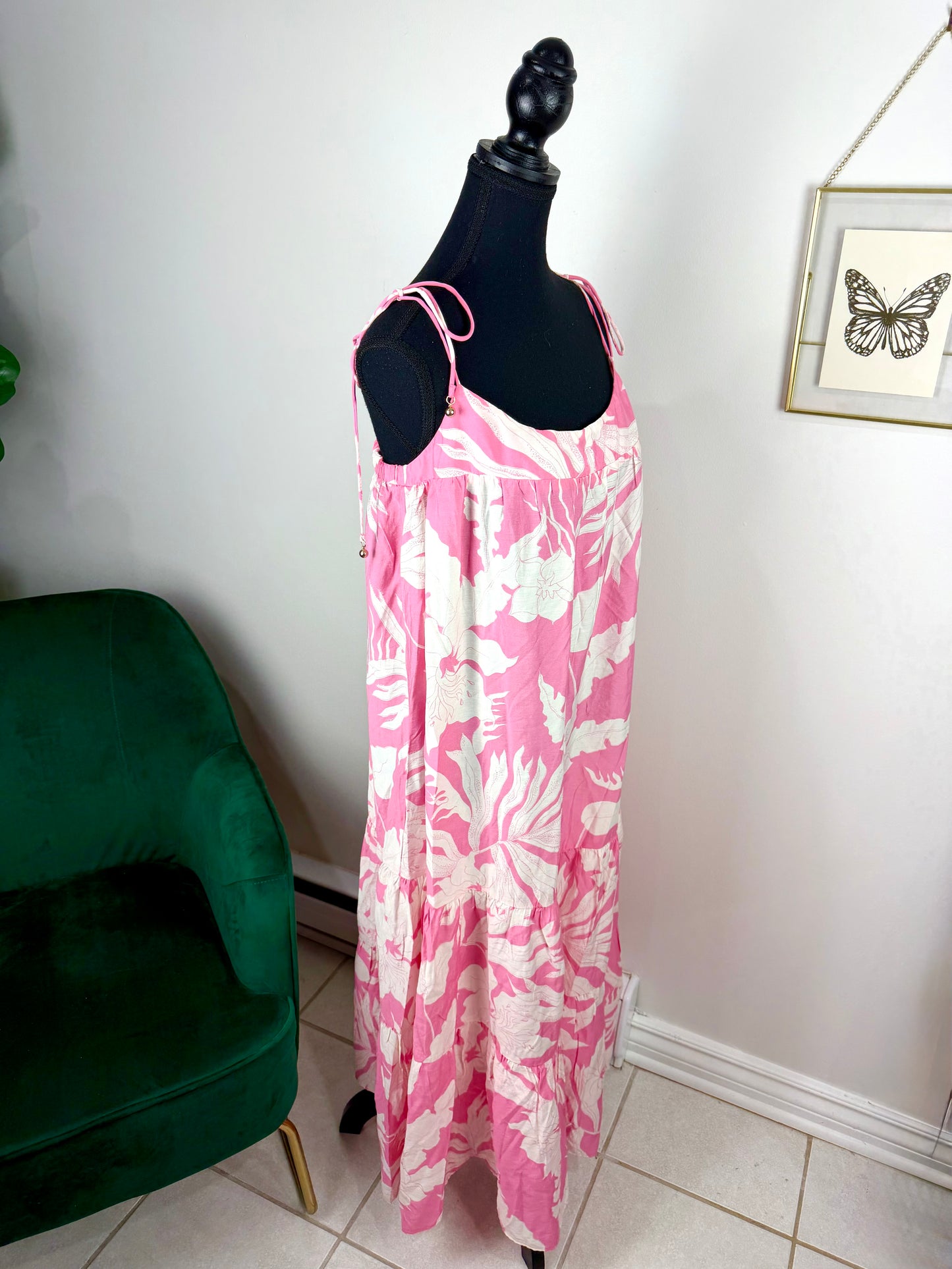Robe maxi fleurie H&M  - Médium