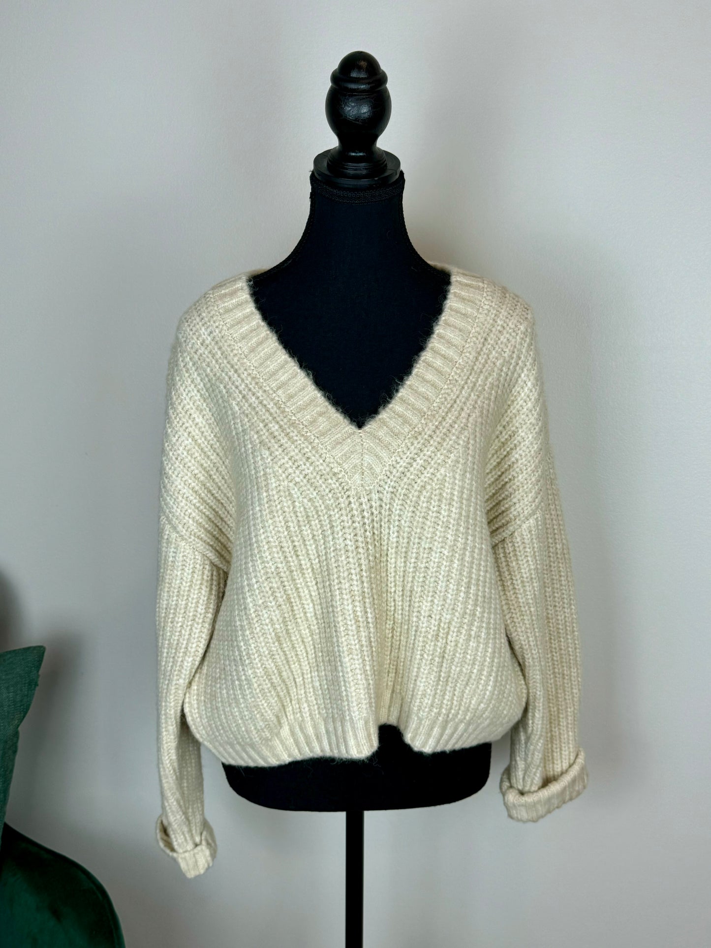 Chandail tricot beige Dynamite - Small