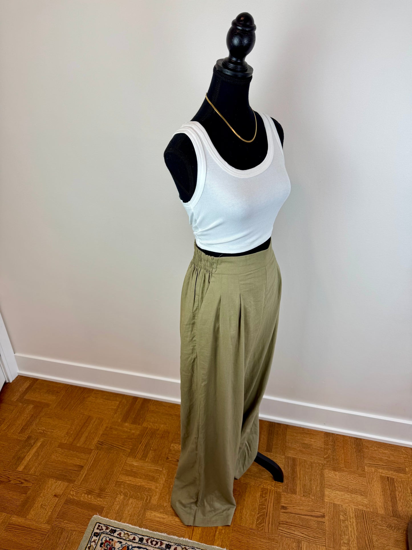 Pantalon ample en lin Dynamite - Small