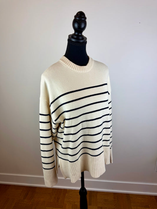 Chandail tricot ligné Zara - Small