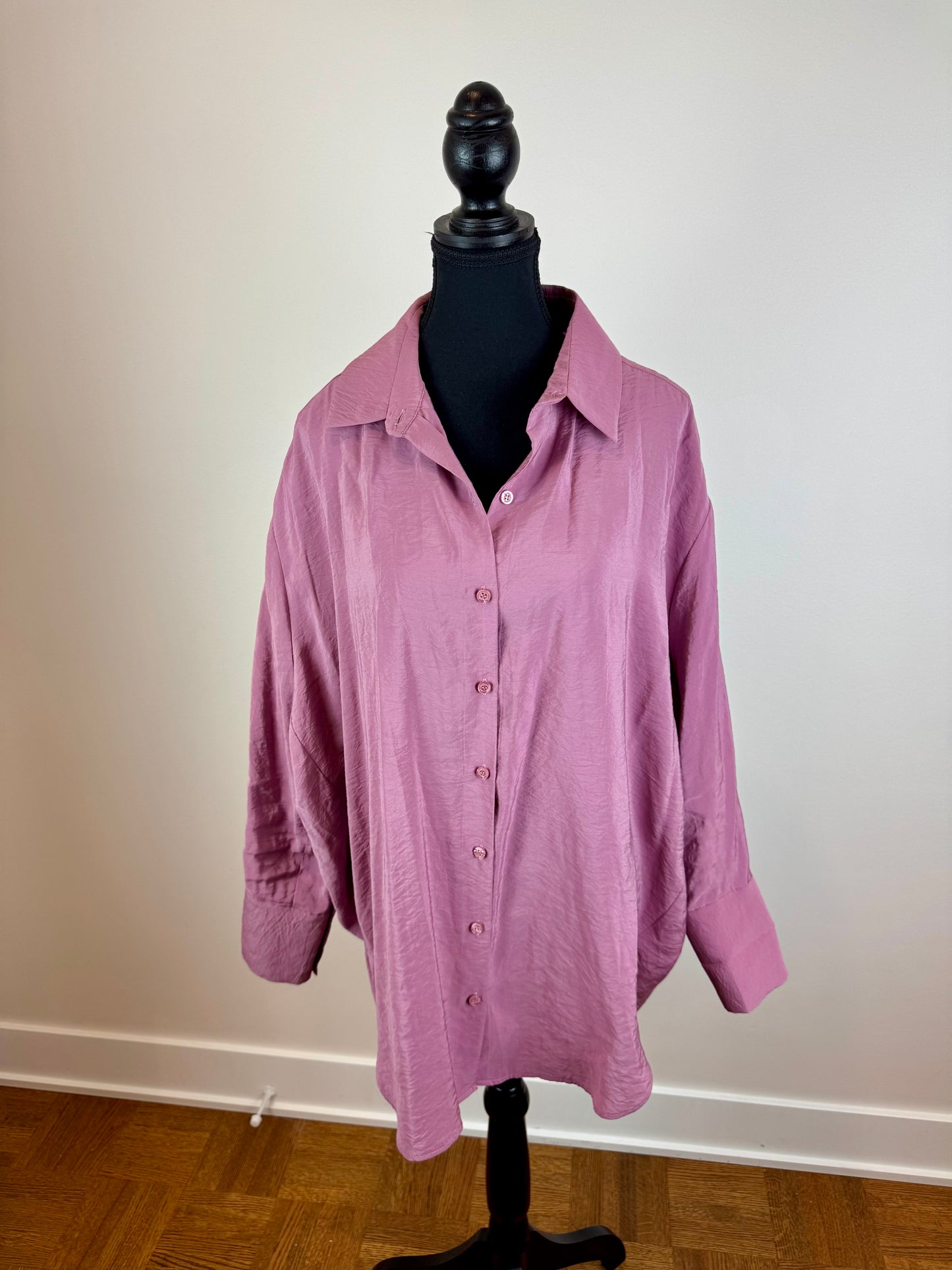 Blouse satinée Zara - Medium