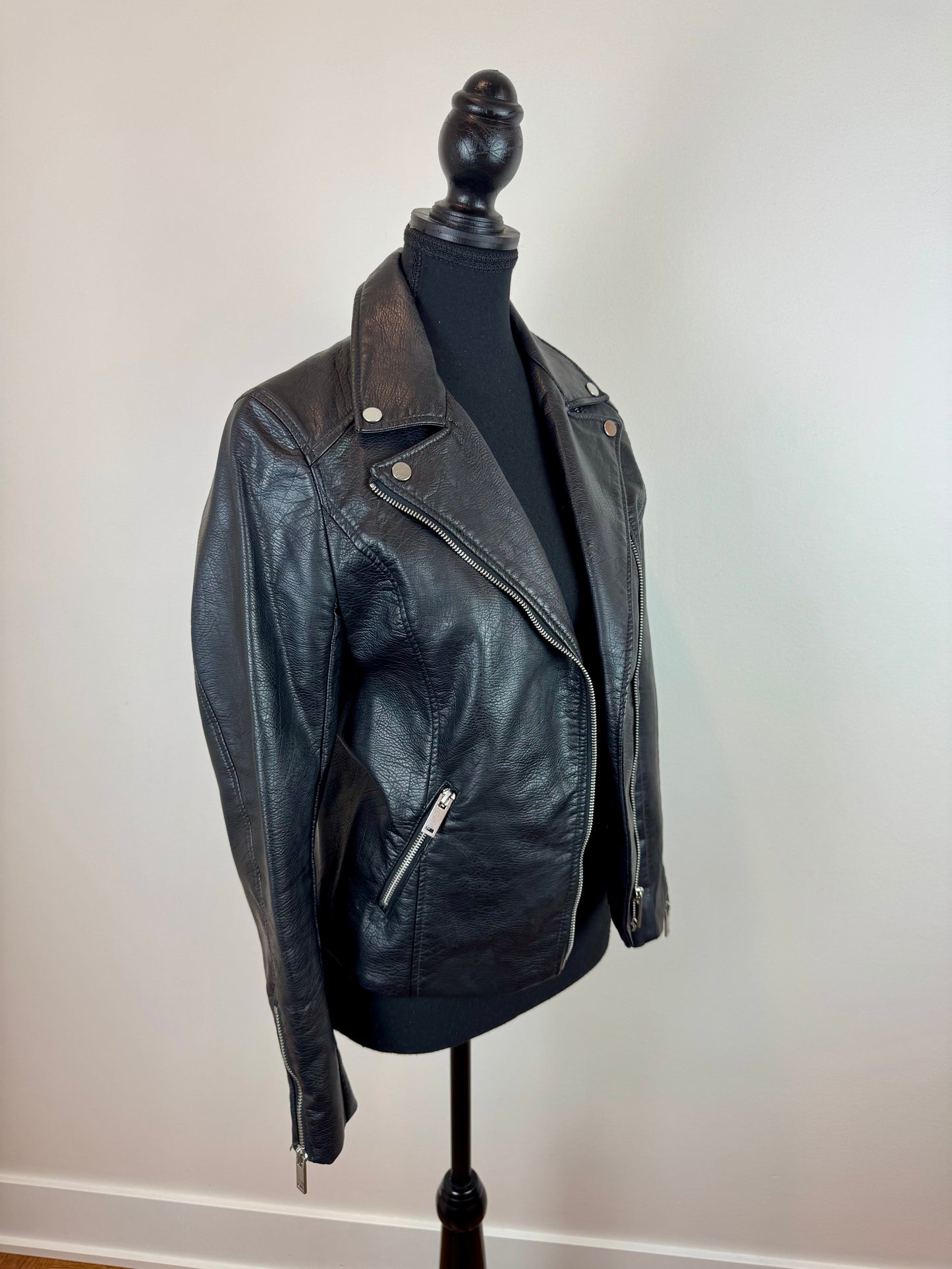 Manteau faux cuir H&M - X-Small