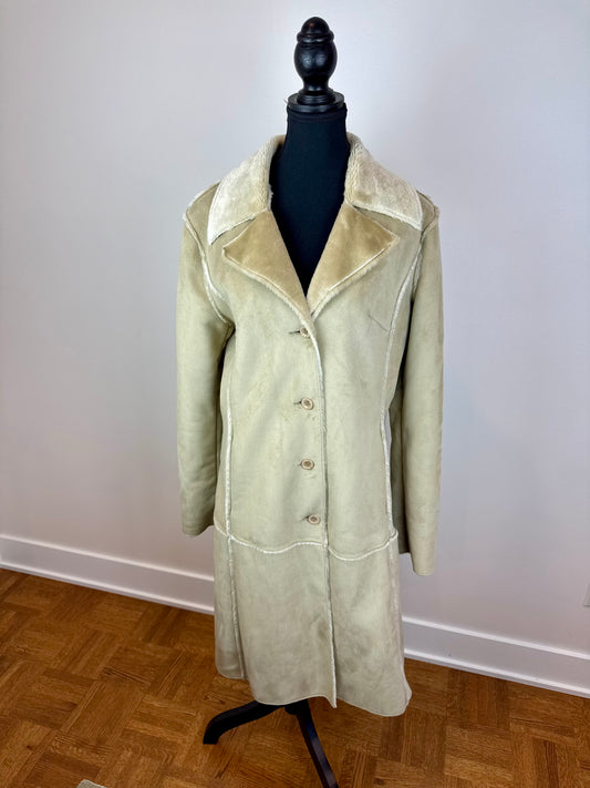Manteau vintage simili fourrure - Small/Medium