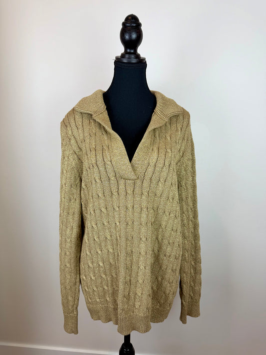 Chandail tricot brillant Ralph Lauren - XX-Large
