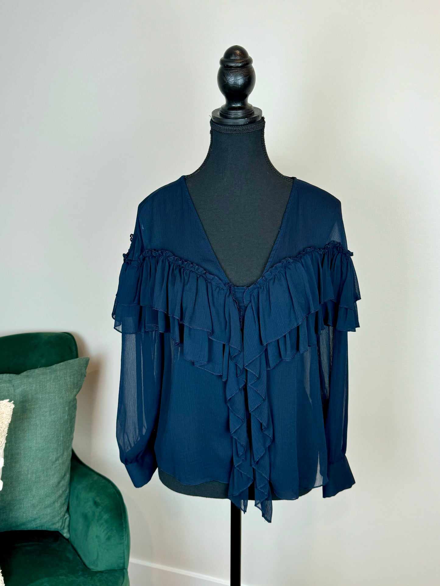 Blouse à frill Zara - Small