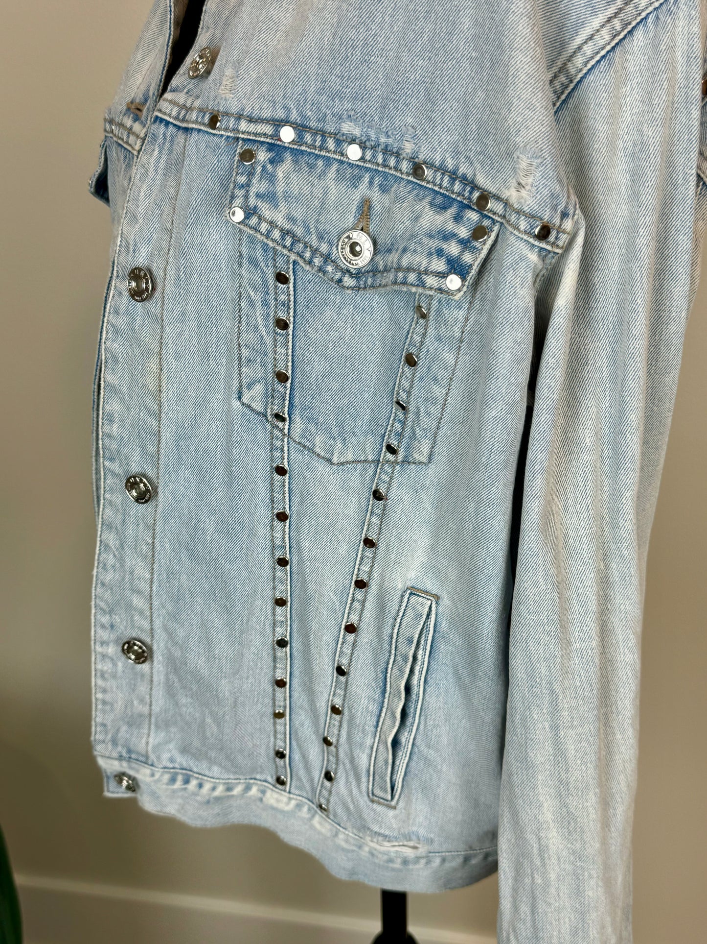 Veste jean à studs Only - Small