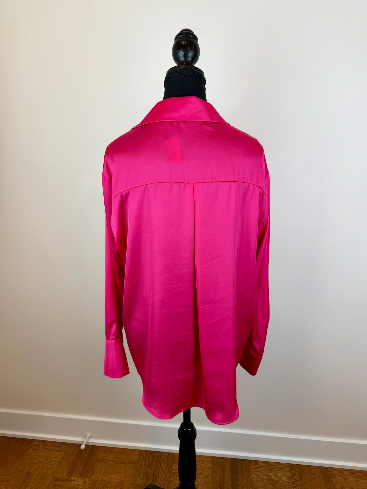 Blouse satinée Zara - Large
