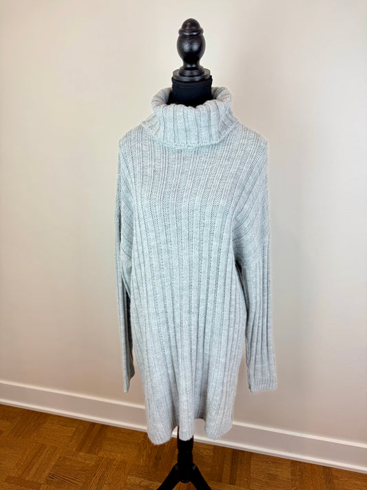 Chandail tricot à col montant - Medium