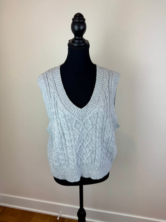 Débardeur tricot col V Aerie - Large