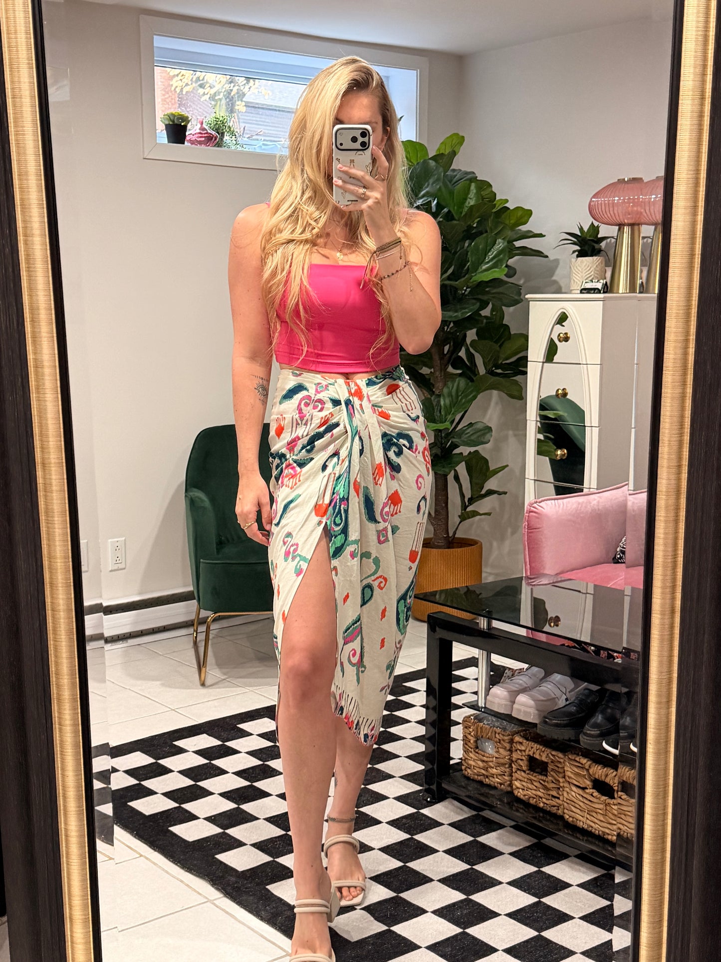 Jupe paréo à motif Zara - Small